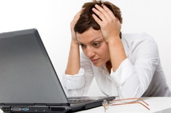 Blog image frustrated computer user