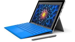 Blue tablet with keyword and stylus