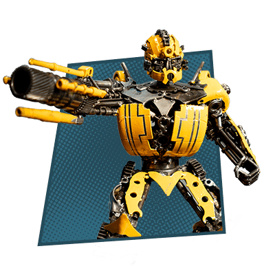 ThrottleNet yellow robot