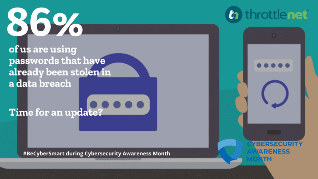 passwords in data breach - cybersecurity awareness poster