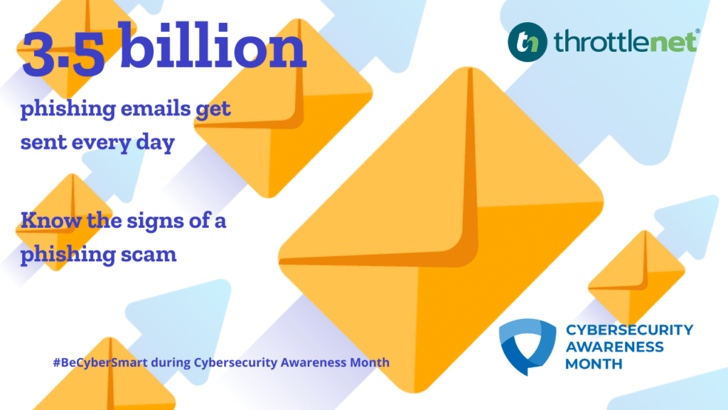 3.5 billion phishing emails sent every day - cybersecurity awareness month