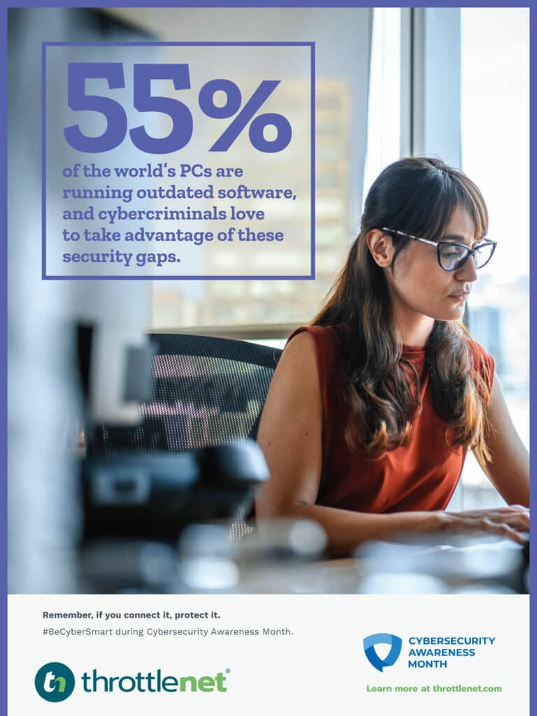 software updates cybersecurity awareness poster