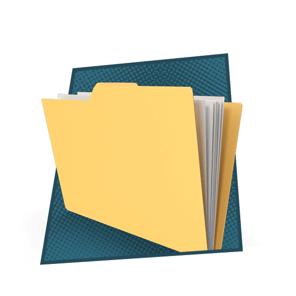 Folder holding files