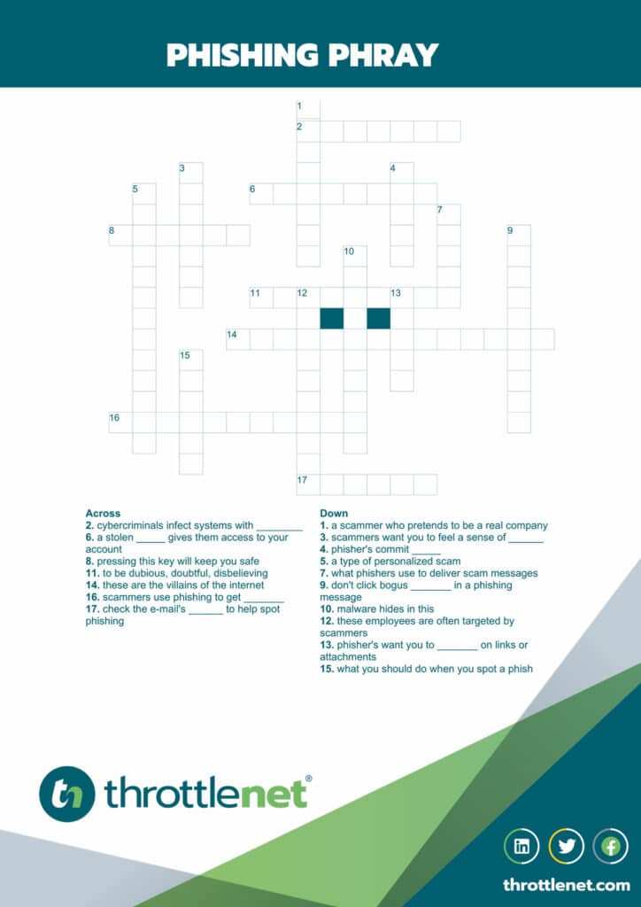 Privacy Crossword puzzle