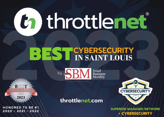 Throttlenet Best in cybersecurity in Saint Louis by SBM
