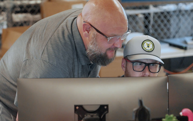 Managed IT services with professional service team